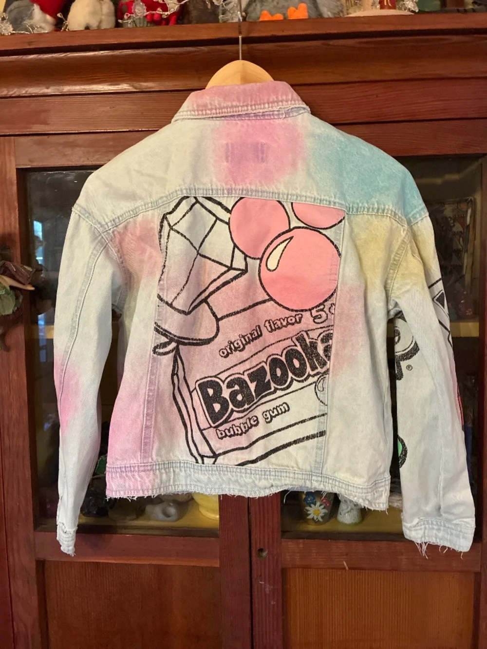 Justice Girls Ring Pop Bazooka Collab Denim Jacket M